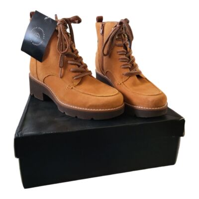 Naturalizer Dara Suede Lace-up Bootie Size 6.5 New