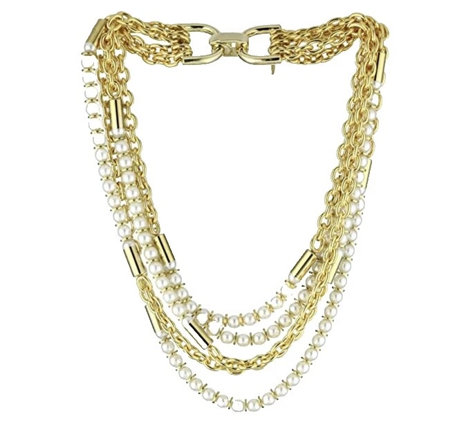 Perla Cristal Joyería de Moda De Latón