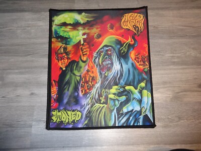 Acid Witch Patch Backpatch Psychedelic Doom/Death Metal Necrophagia Asphyx