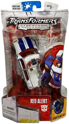 Transformers Cybertron Deluxe Class Red Alert Action Figure NEW 2005