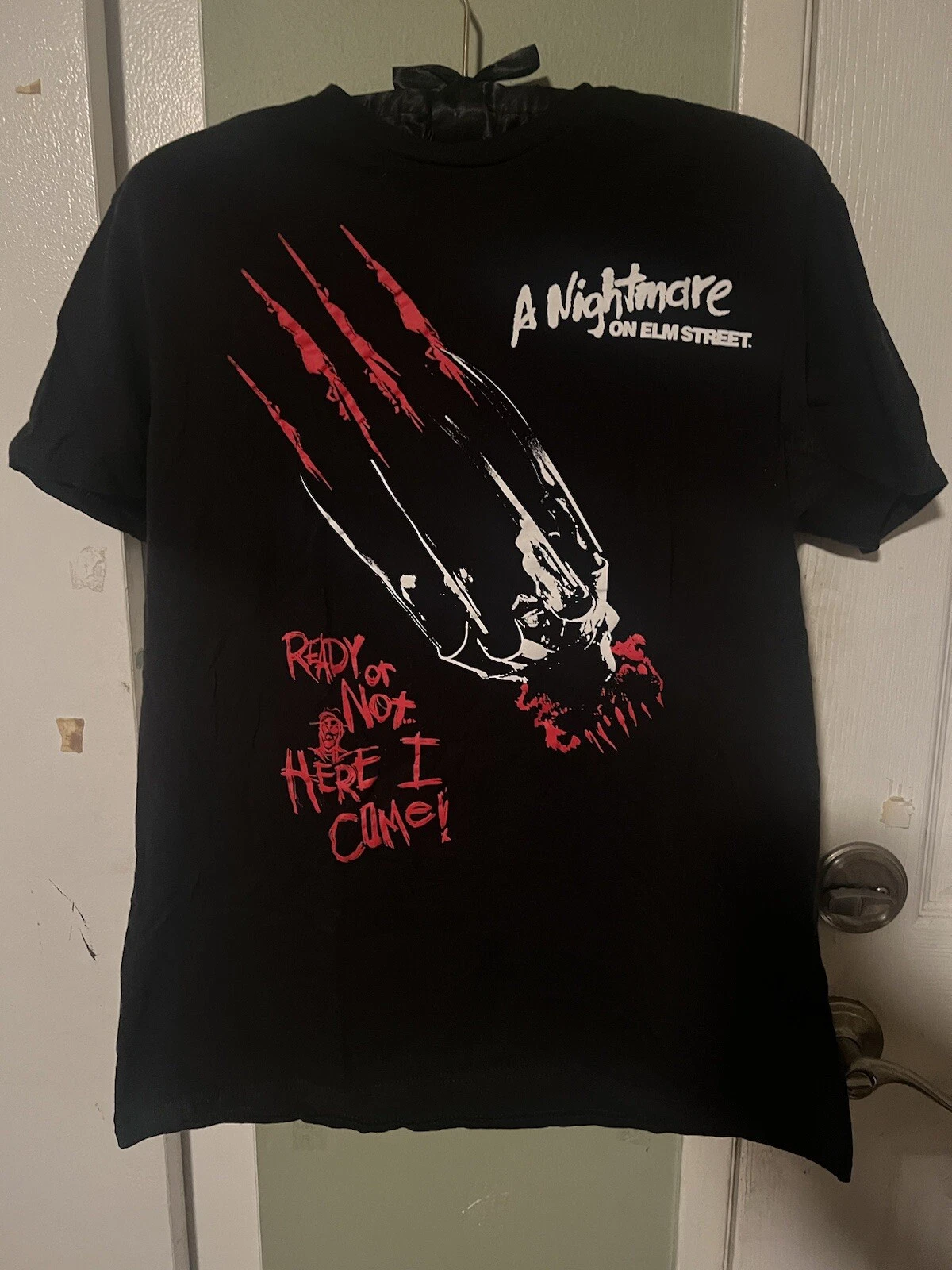 Nightmare on Elm Street Men's Slash Black T-Shirt