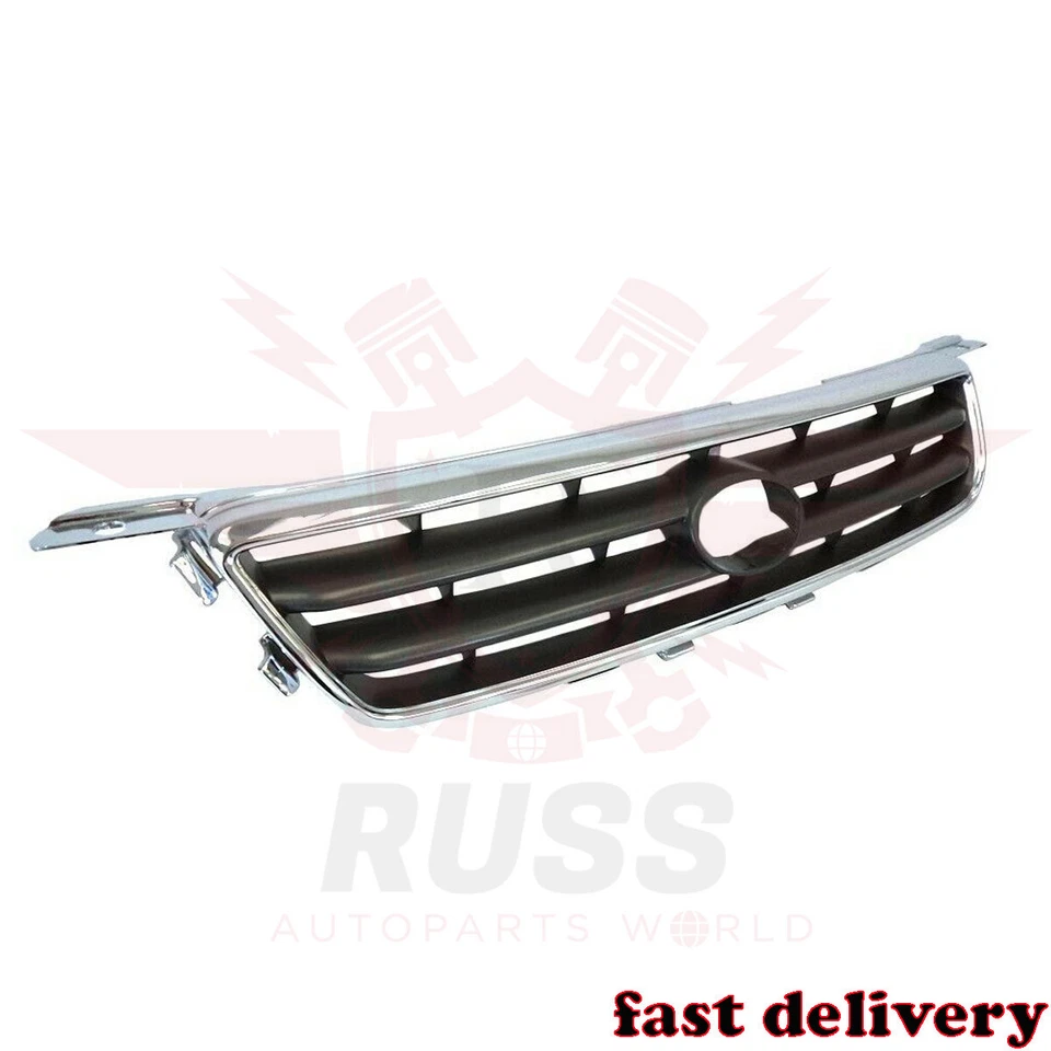 New Front Grille Chrome Shell w/ Black Insert Plastic For 2000-2001 Toyota Camry Foto 3 de 4