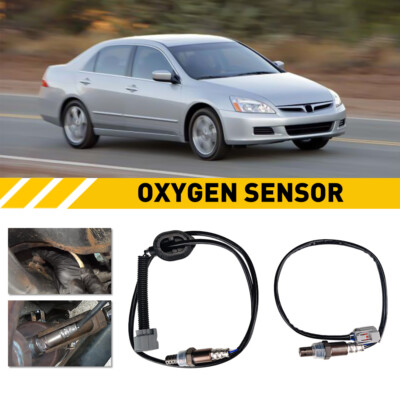 New 2PC Upstream&Downstream Oxygen Sensor O2 for For 2003-2007 Honda Accord 2.4L