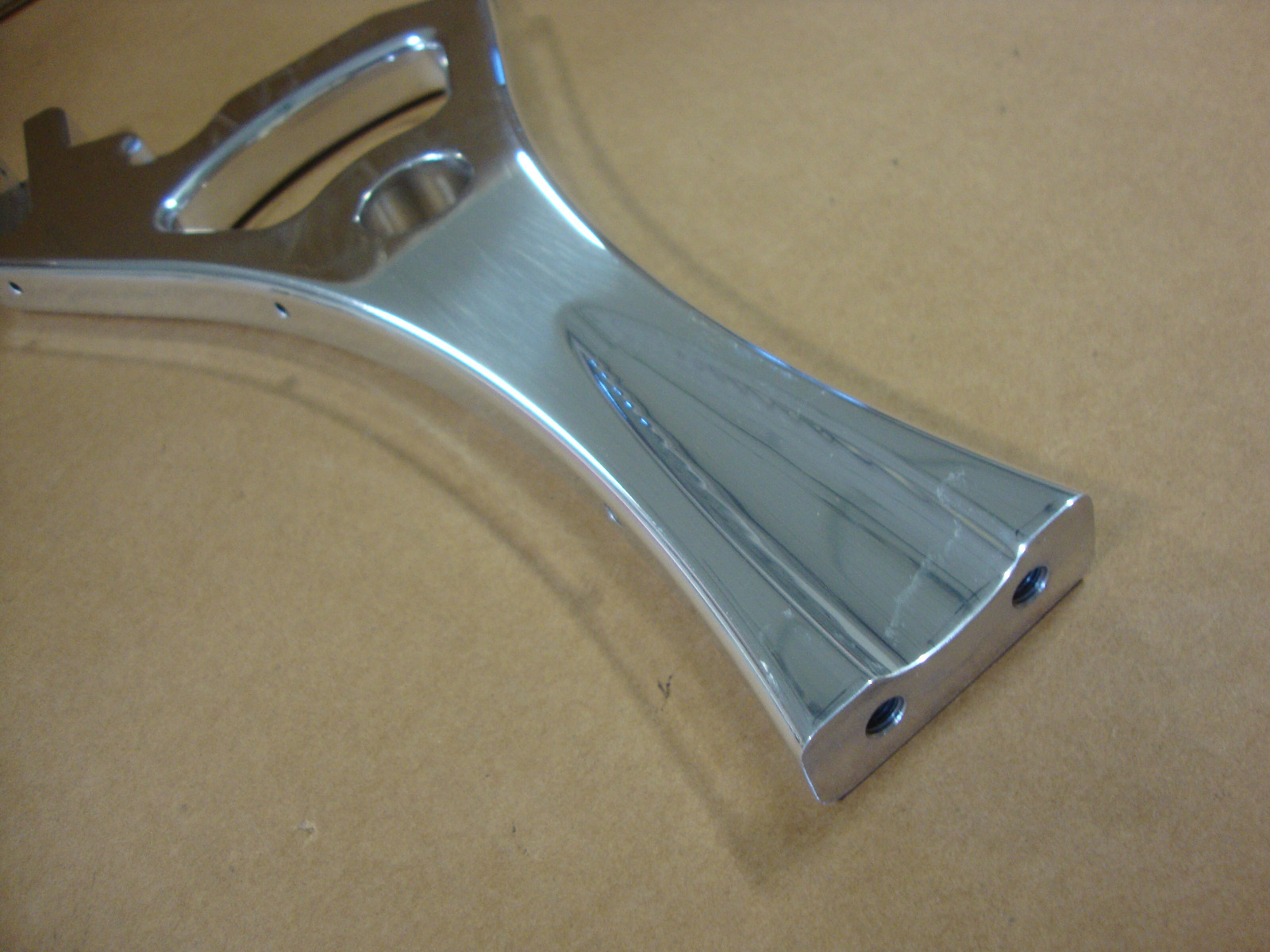 BIG DOG POLISHED EUROPEAN REAR BRAKE CALIPER BRACKET K-9 CHOPPER ...