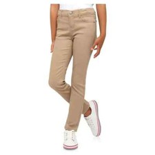 Jordache Jeans Girls 8 Beige Denim Skinny Slim Fit 5-Pockets Outdoor Casual Wear