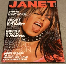 Rare Vintage 2001 Janet Jackson All For You Concert Tour Issue Magazine  