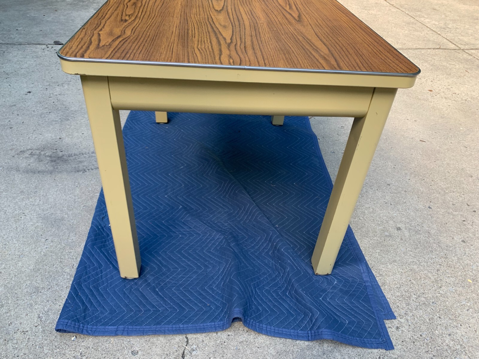 Vintage Yellow Invincible Metal Furniture tanker desk Ready to Ship eBay