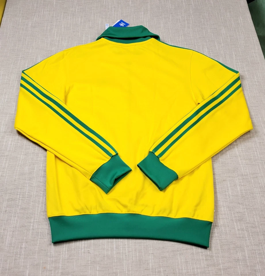 Chaqueta y pantalón chándal ADIDAS Beckenbauer pequeño amarillo verde FB Nations Brasil Foto 4 de 4