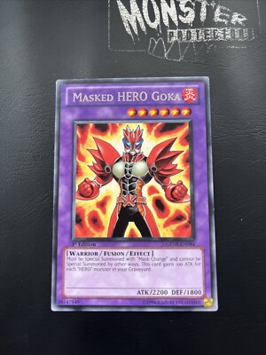 YUGIOH MASKIERTER HELD GOKA RARE GENF-DE094 1.AUFLAGE