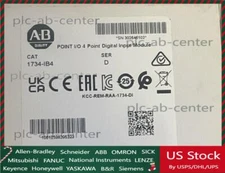 2022 New Sealed Allen Bradley 1734-IB4 Point I/O 4 Point Digital Input Module US