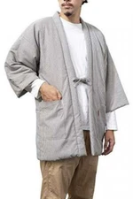 Kurume Cotton Hickory Hanten Men's Twill Hickory Pattern Made in Japan New