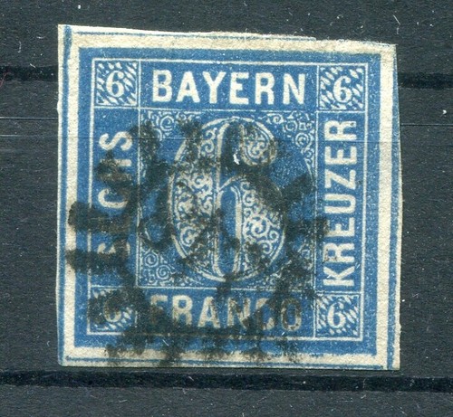 Bavaria 10a Impeccable Stamped (AA6104