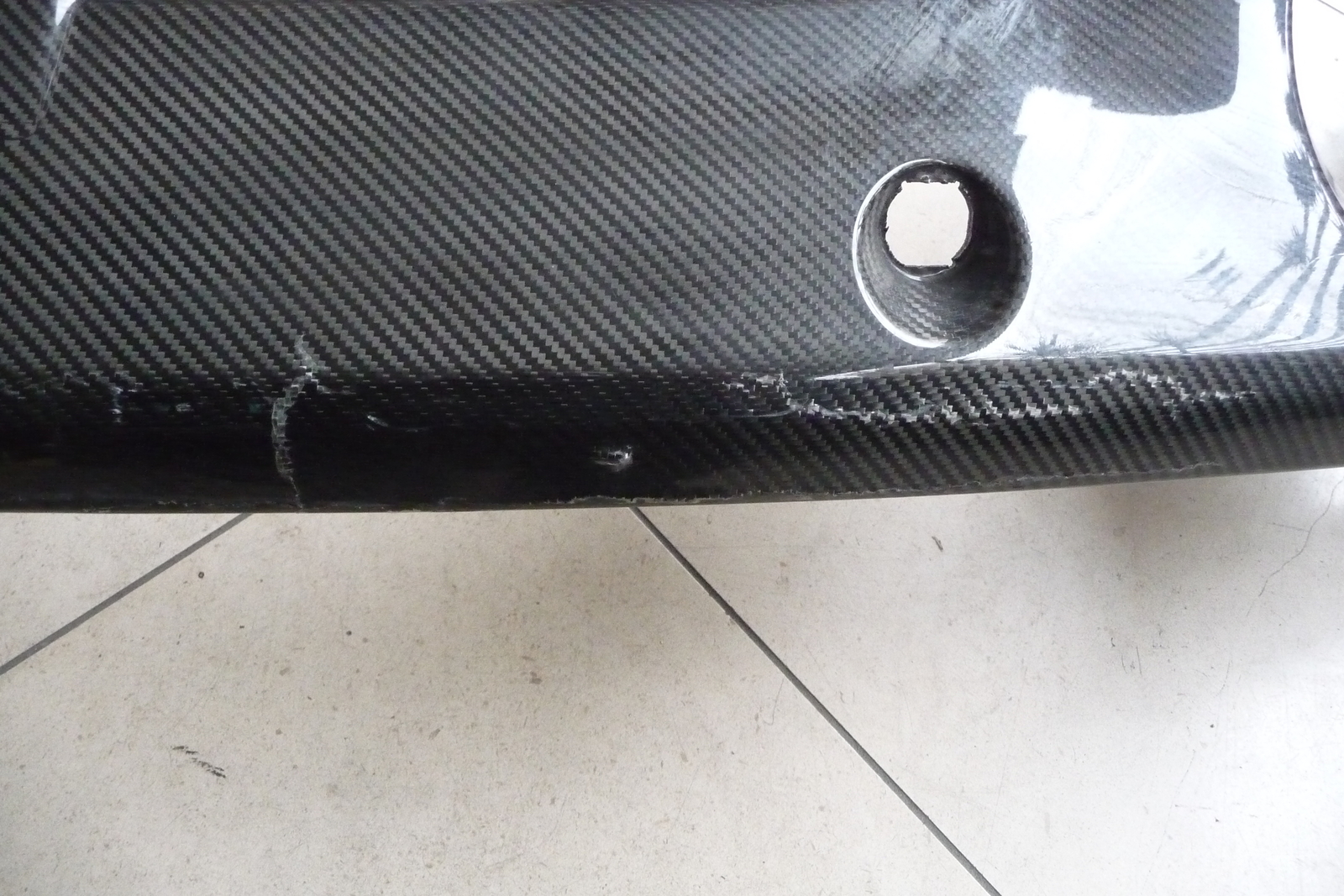 2014-2018 Aston Martin Vanquish Rear Bumper Diffuser Valance CD33-17E955-AB OEM