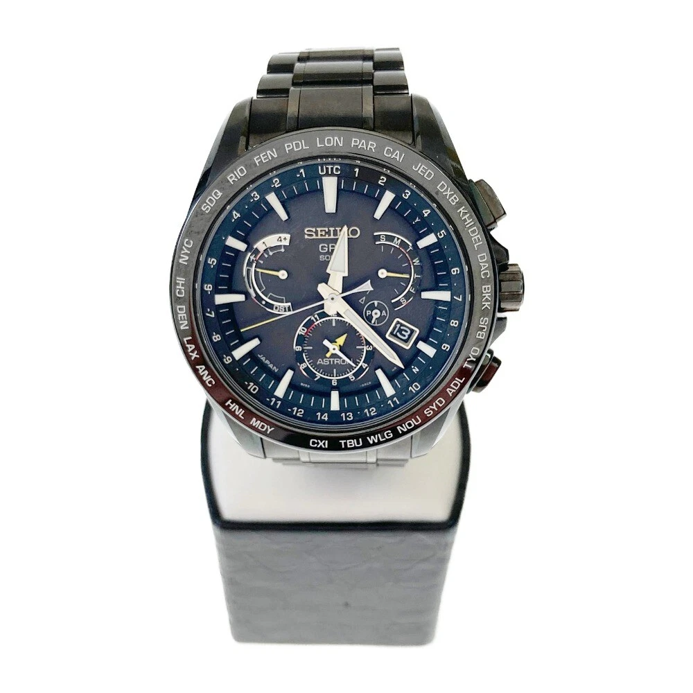 Seiko Astron Gps Solar Mens 8X53-0Ad0-2 Black | eBay