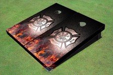 Custom Fire Department General Graphic Cornhole Board Set