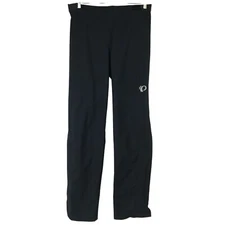 PEARL IZUMI - MEN'S LARGE- BLACK 100% POLYESTER CYCLING RAIN PANTS