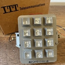 Vintage ITT 12-Button 4200 OPD Keypad Module for  Touch-Tone Phone NEW NOS