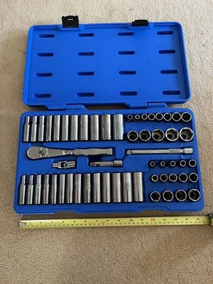 Armstrong Tools (USA) 56-teilig 3/8 A/F & metrisch Steckschlüsselsatz 6 mm-19 mm 1/4-7/8 & 1/4-1 Zoll
