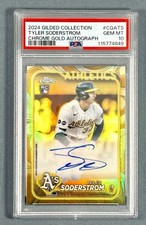 Tyler Soderstrom #CGA-TS Prices | 2024 Topps Gilded Collection 