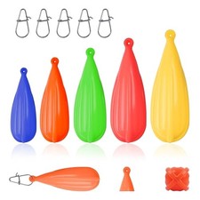 Fishing Practice Plugs Fishing Weight Casting Practice Plugs Silicone 5pcs