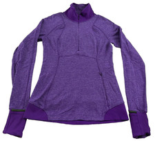 Lululemon Runderful Women's Sz. 6 Purple 1/2 Zip Performance Pullover