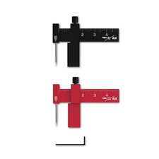 Equidistant Parallel Scriber Model Tool For Gundam Model Craft Black/Red Hobby D