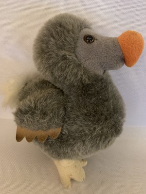 Wally Plüschtiere Mauritius Dodo Vogel grau Stofftier 9 Zoll