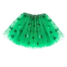 Tulle Ballet Tutu Skirt Green Glitter Layered Tutu Skirts for Women