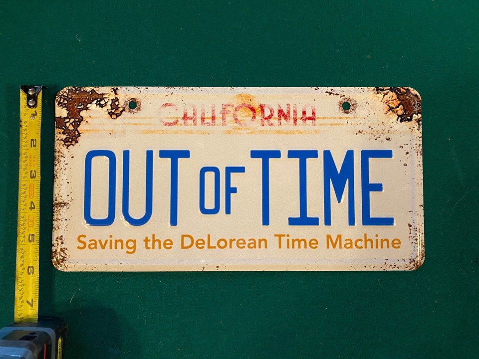 The Mystery Of The Outatime Decoding The License Plate On The Delorean In Back To The Future