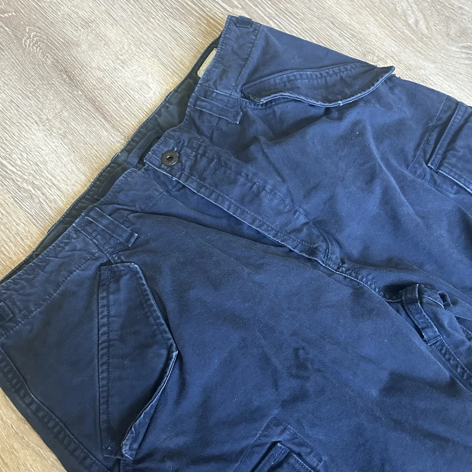 RARE Heavy Duty Navy Polo Ralph Lauren Utility Double Knee Cargo Pants Men’s 34 - Image 3 of 4