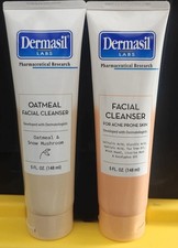 2 Dermasil Oatmeal Facial Cleanser  Toner And Facial Cleanser For Acne Set Of 2
