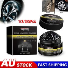 Car Wheel Tire Shine Coating Tyre Gloss Hydrophobic Sealant Wax Refurbish Cream