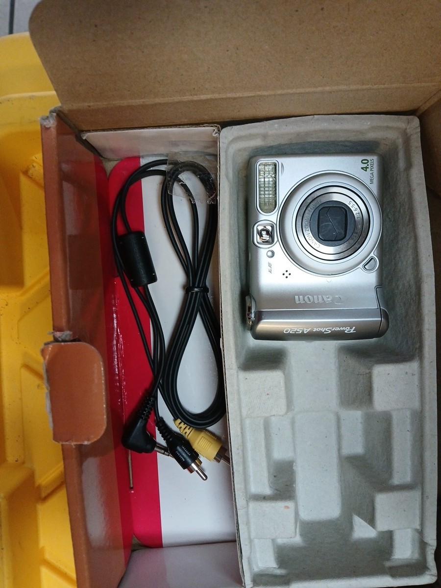 Canon PowerShot A520 4.0MP Digital Camera - Silver for sale online