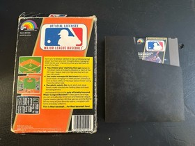 Major League Baseball MLB Nintendo NES- cartridge & original box TESTED 