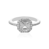 Cavill Zirkonring Damen 925 Silber Platin Asscher 1,65Ct Zirkonschmuck