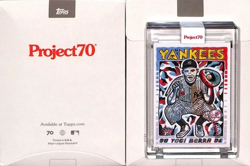 2021 TOPPS PROJECT 70 #813 1986 YOGI BERRA - NEW YORK YANKEES - EFDOT