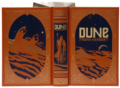 DUNE Frank Herbert Leather Bound Hardcover SEALED Collectible Edition NEW