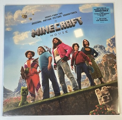 Minecraft Movie Songs From The Original Motion Picture Soundtrack Teal Vinyl LP