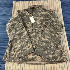 Army Combat Uniform Jacket Mens XL Regular ACU Digital Camo Ripstop Coat New