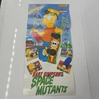 Vtg Bart Simpson vs The space Mutants RARE Poster From Nintendo Power Magazine