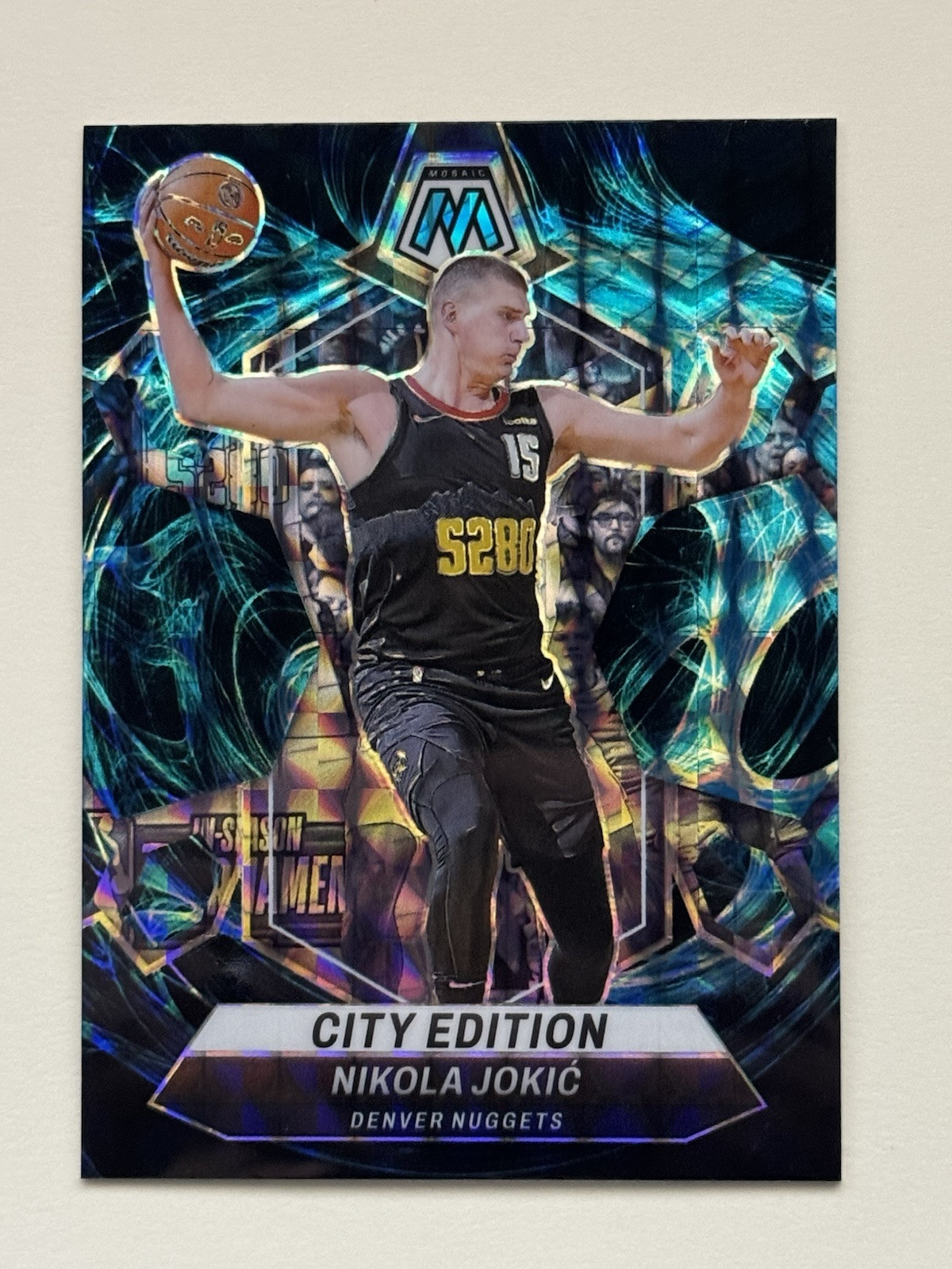 2023-24 Panini Mosaic City Edition Genesis Nikola Jokic #287
