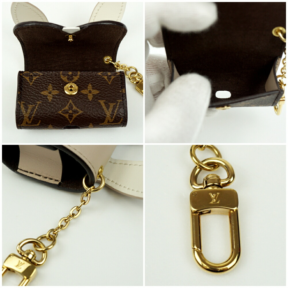 Louis Vuitton Monogram Étui pour écouteurs Rabbit Earphone Case