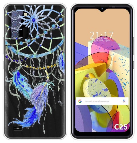 BRAND SET Wallet Cover per OUKITEL C25, Custodia Flip PU Pelle