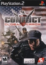 Conflict: Global Terror (Sony PlayStation 2, 2005) Military War Very Good Disc!
