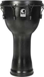 Toca Percussion Freestyle Mechanically Tuned Djembe - Black Mamba
