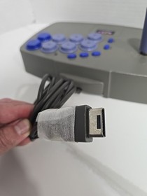 🔥 Sega Saturn Wired Pro Fighter 8 Arcade Controller (Naki)&nbsp;Tested VGC WORKS