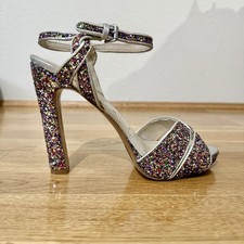 Nine West NWHotlist Multi Sparkle Platform Stilettos Deadstock