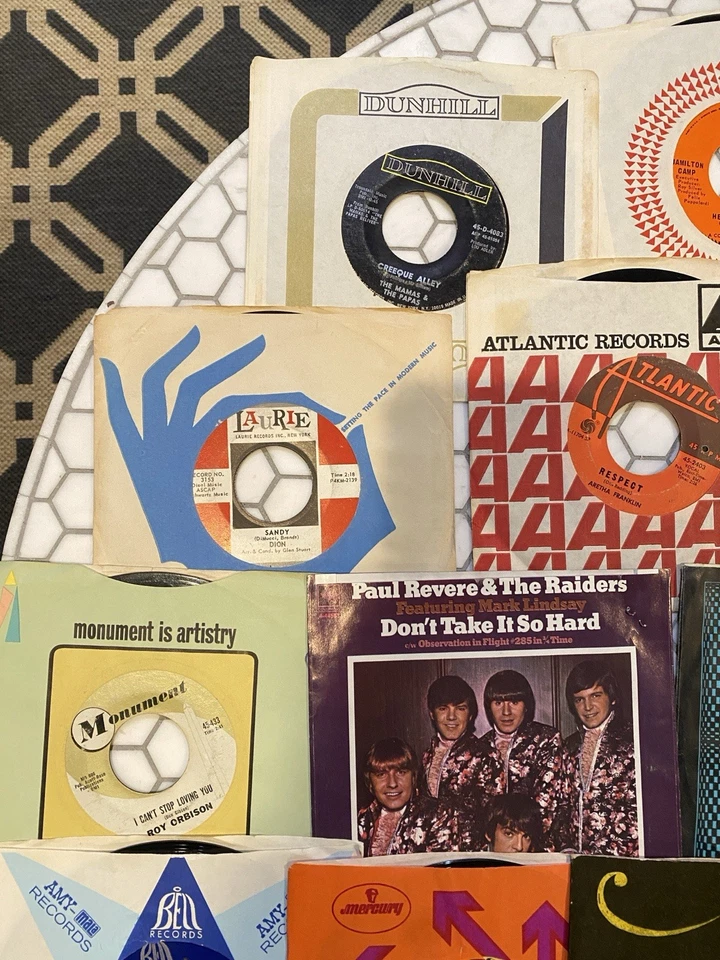 1960's ROCK/POP 45 lot (23) w/Picture Sleeves*Byrds/Blue Cheer/V. Fudge,more - Image 2 of 4