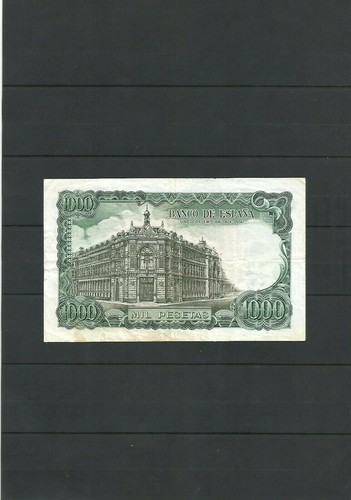 Spain 1000 pesetas Banknote 1971(1974) issue in the VF condition.Very nice - Afbeelding 2 van 2