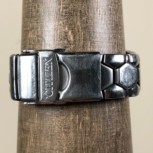 Reloj Solar Citizen Eco-Drive Hombre E110-K16385 Tono Plateado7 1/4"Leer Descripción - Imagen 4 de 13